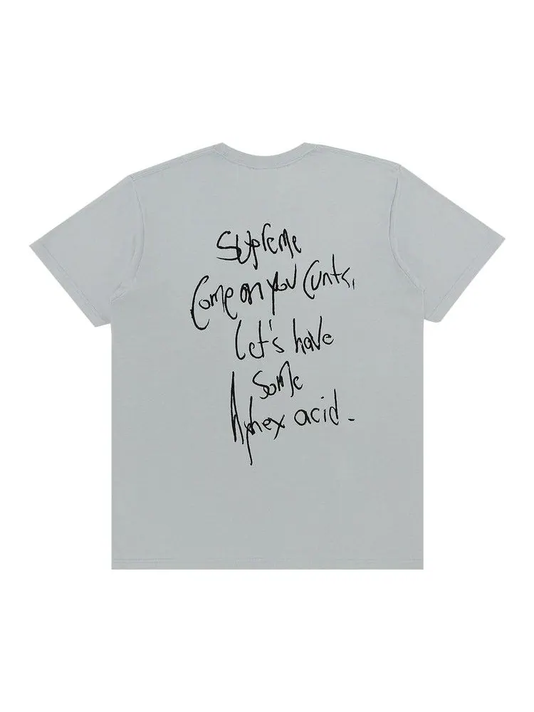 Футболка Supreme x Aphex Twin Windowlicker Tee — изображение 2 из 3, цементный