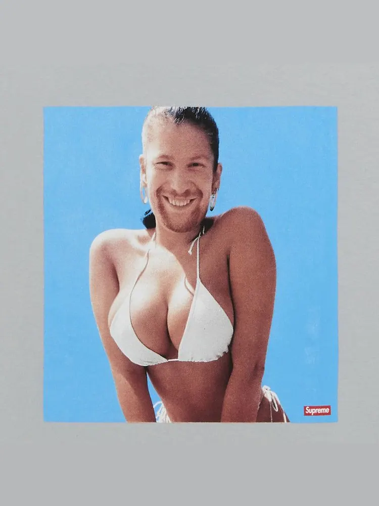 Футболка Supreme x Aphex Twin Windowlicker Tee — изображение 3 из 3, цементный