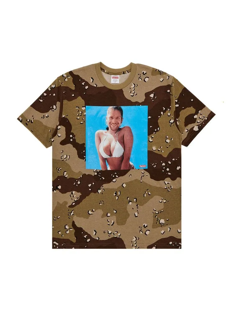 Футболка Supreme x Aphex Twin Windowlicker Tee, Chocolate Chip Camo — изображение 1 из 3, мульти