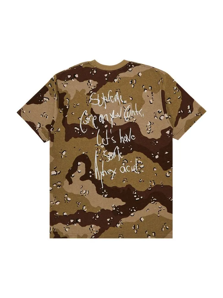 Футболка Supreme x Aphex Twin Windowlicker Tee, Chocolate Chip Camo — изображение 2 из 3, мульти