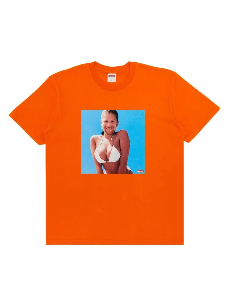 Футболка Supreme x Aphex Twin Windowlicker Tee — изображение 1 из 3, оранжевый