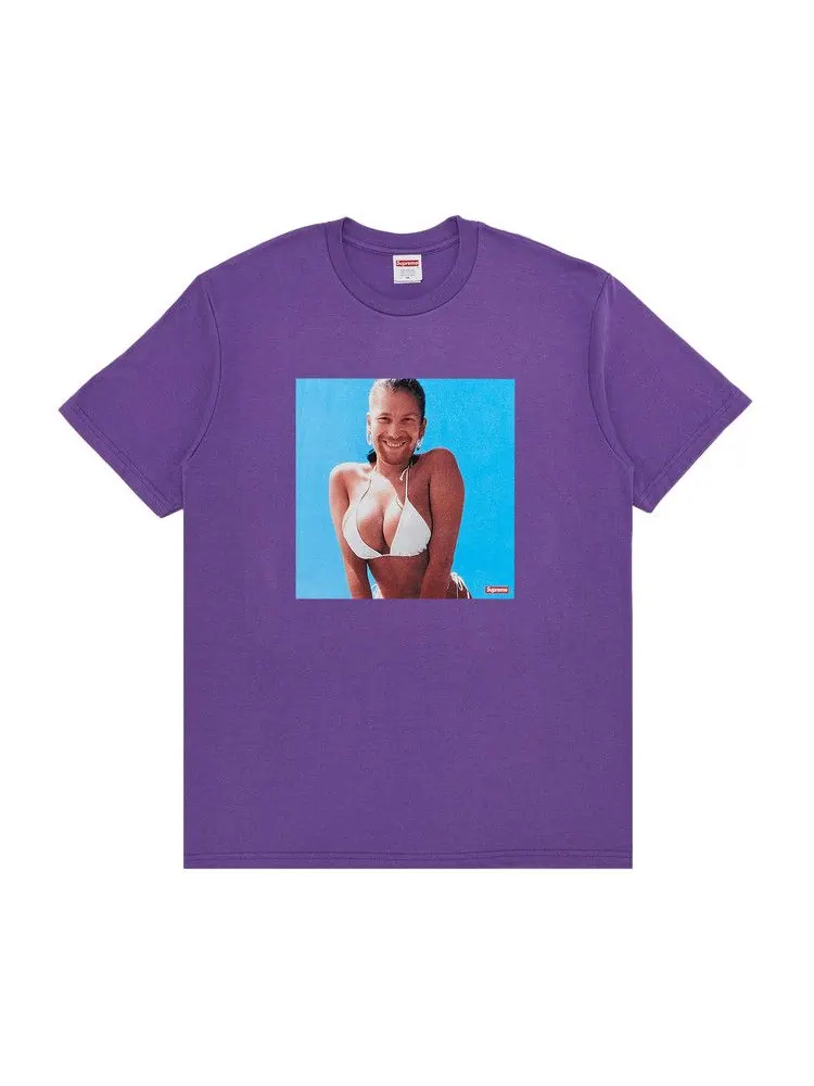 Футболка Supreme x Aphex Twin Windowlicker Tee — изображение 1 из 3, фиолетовый