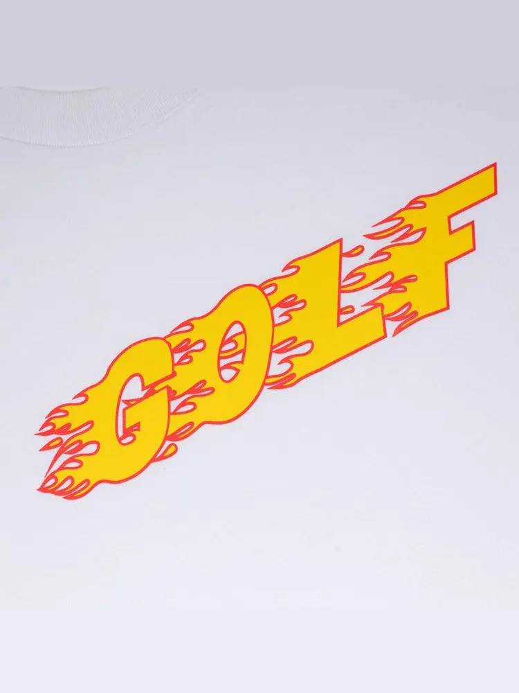 Футболка GOLF WANG Inferno Logo Tee — изображение 3 из 3, белый