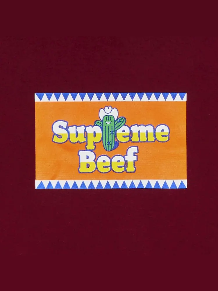 Футболка Supreme Beef Tee — изображение 2 из 2, красный