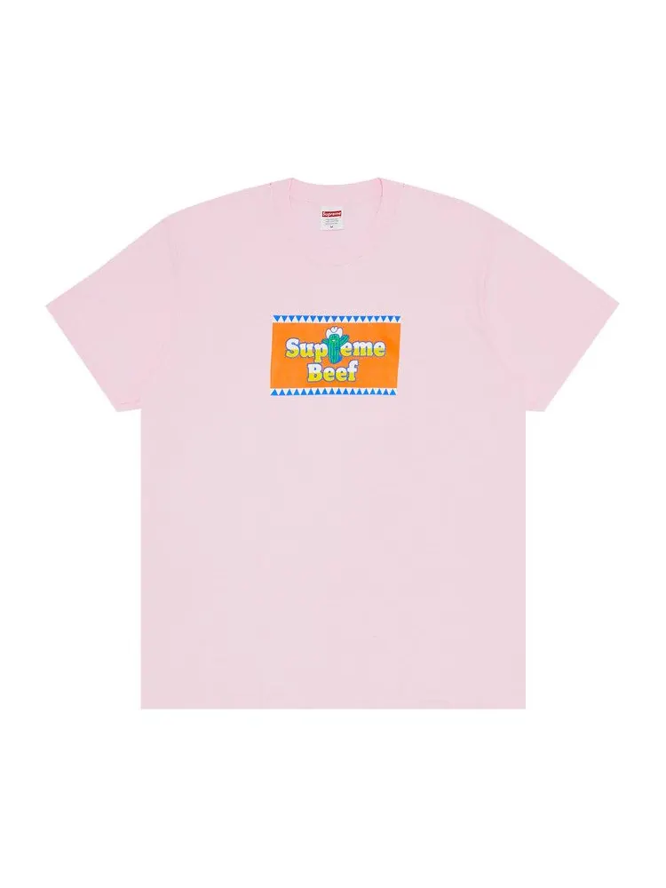 Футболка Supreme Beef Tee — изображение 1 из 2, розовый
