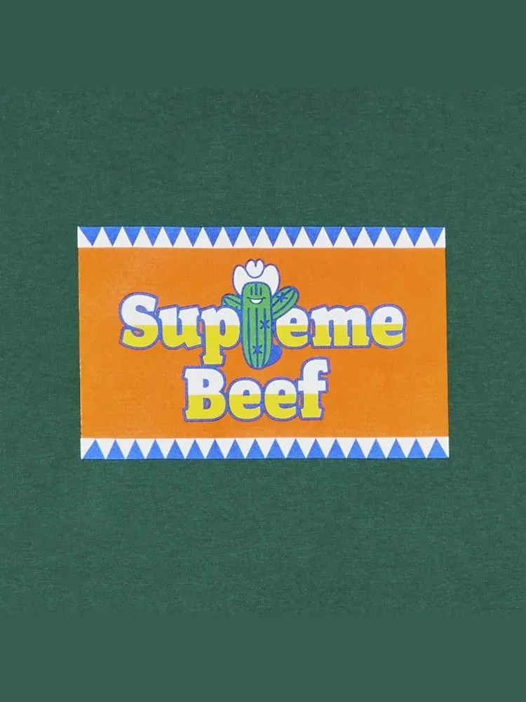 Футболка Supreme Beef Tee — изображение 2 из 2, зеленый