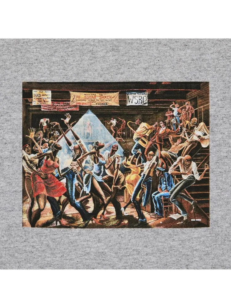 Футболка Supreme x Ernie Barnes Tee — изображение 3 из 3, серый