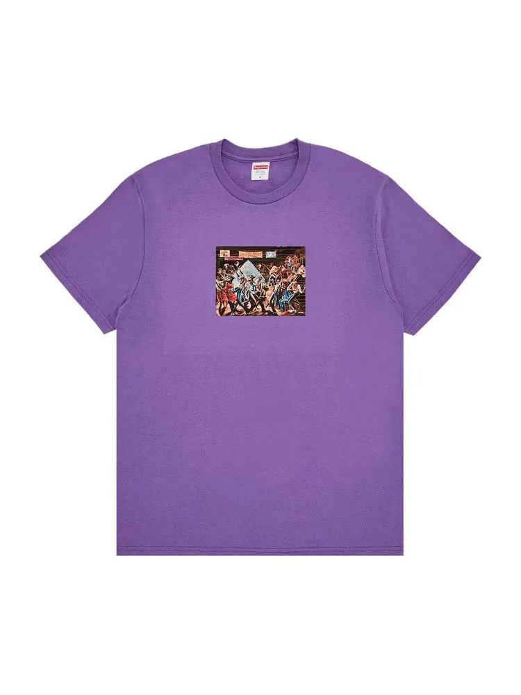 Футболка Supreme x Ernie Barnes Tee — изображение 1 из 3, фиолетовый