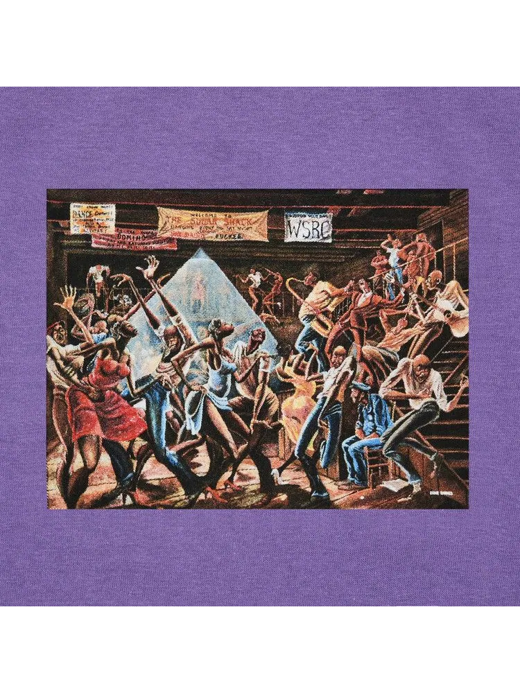 Футболка Supreme x Ernie Barnes Tee — изображение 3 из 3, фиолетовый