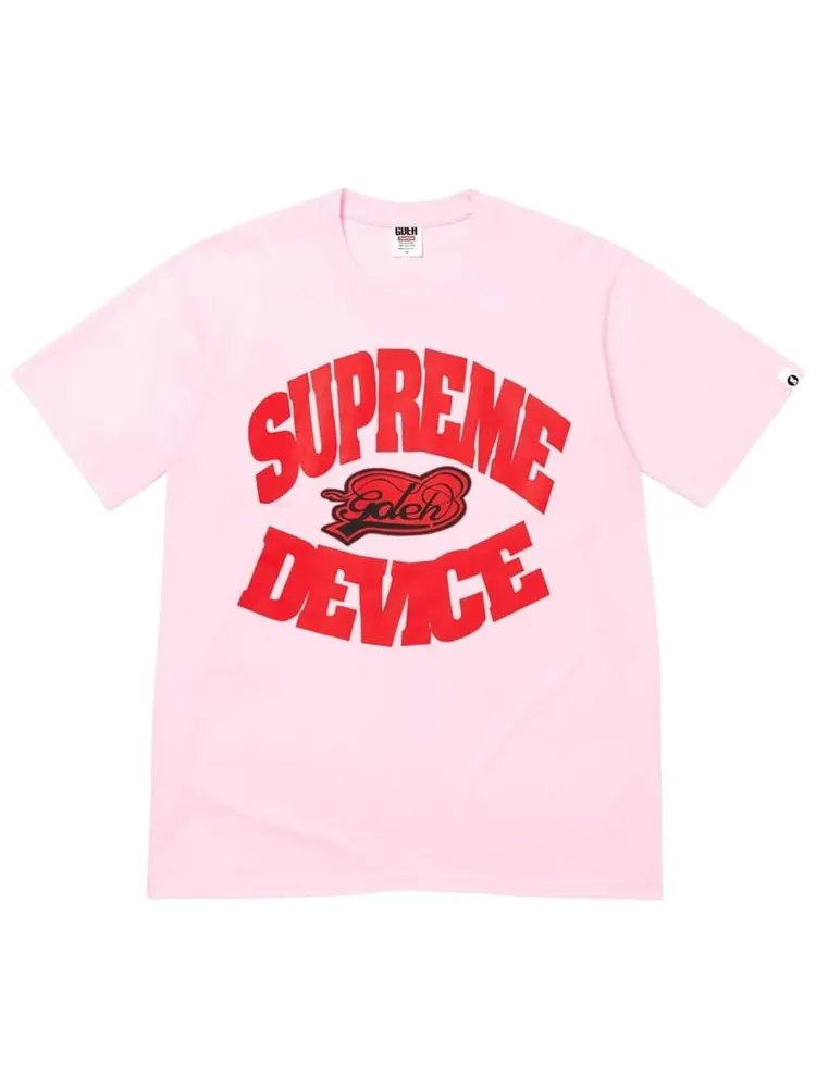 Футболка Supreme x Goodenough Device Tee — изображение 1 из 2, розовый