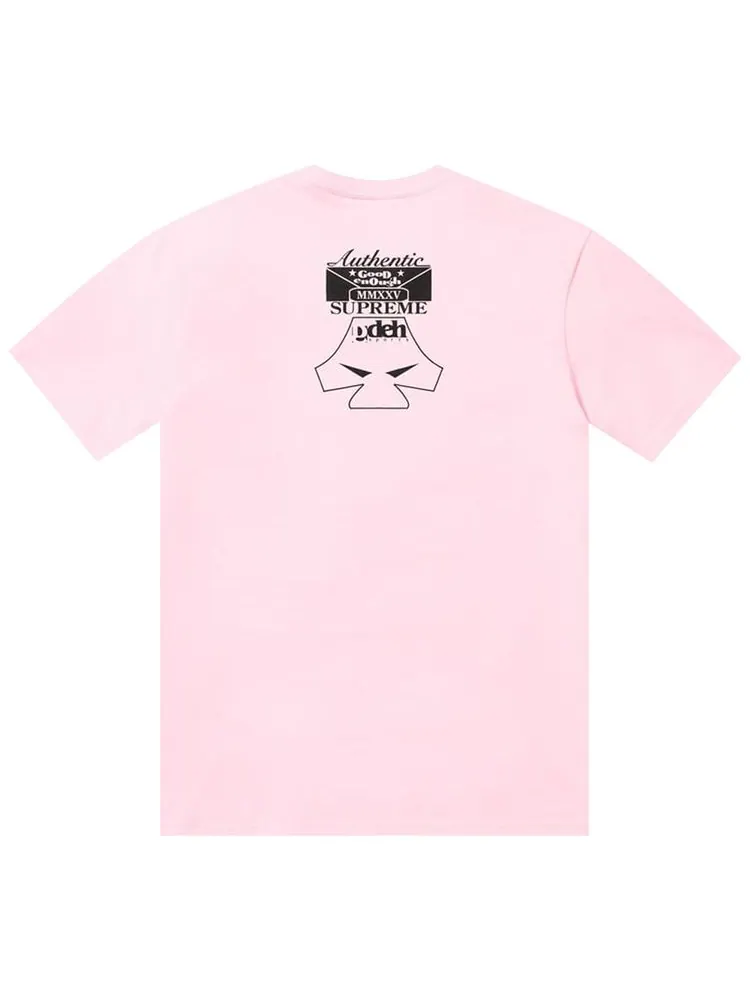 Футболка Supreme x Goodenough Device Tee — изображение 2 из 2, розовый