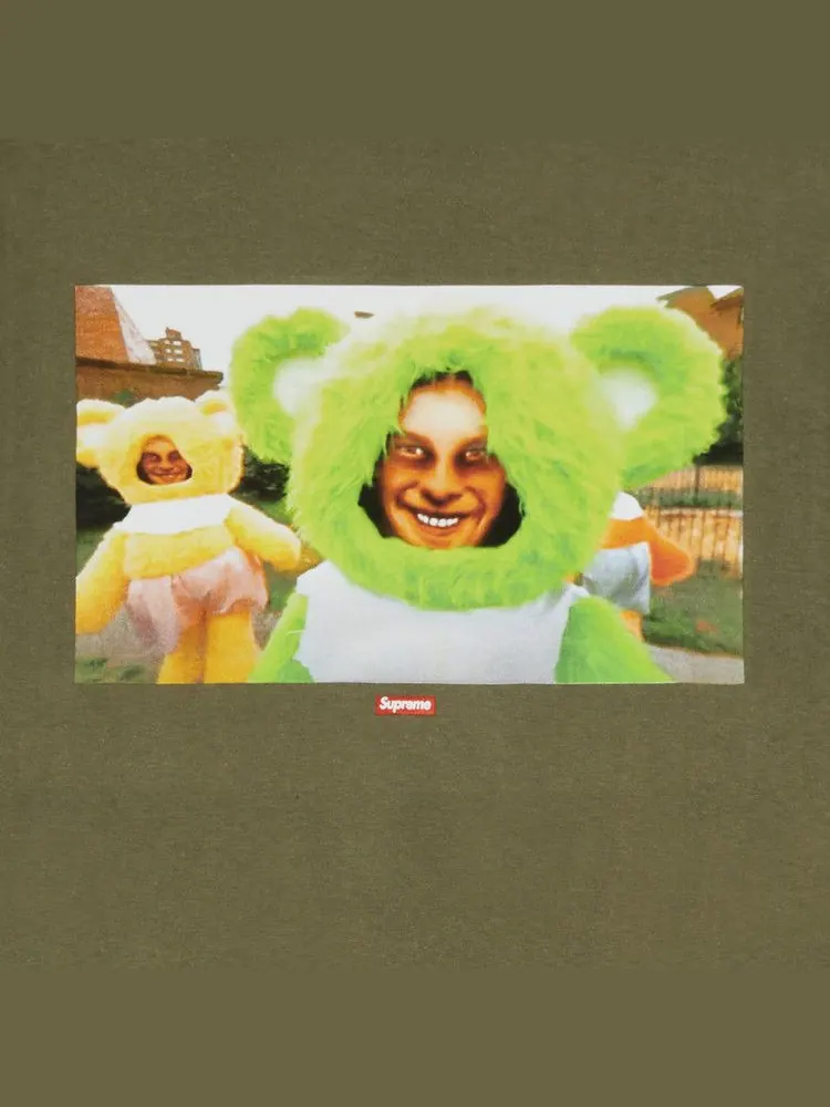 Футболка Supreme x Aphex Twin Donkey Rhubarb Long-Sleeve Tee — изображение 3 из 3, светлый оливковый