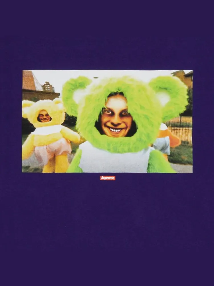 Футболка Supreme x Aphex Twin Donkey Rhubarb Long-Sleeve Tee — изображение 3 из 3, фиолетовый