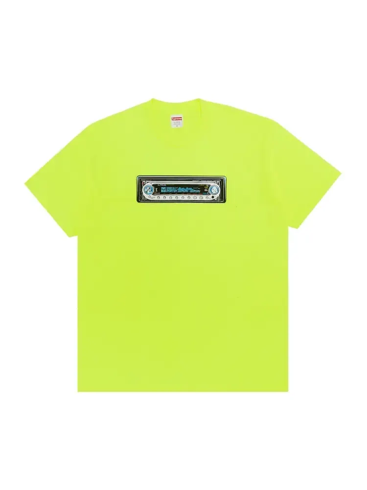 Футболка Supreme Receiver Tee 'Fluorescent Yellow' — изображение 1 из 2, желтый