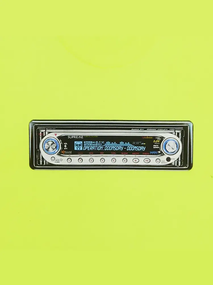 Футболка Supreme Receiver Tee 'Fluorescent Yellow' — изображение 2 из 2, желтый