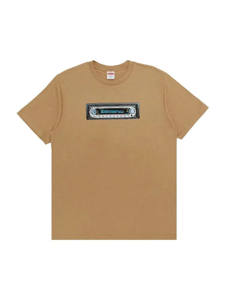 Футболка Supreme Receiver Tee 'Khaki' — изображение 1 из 2, бежевый