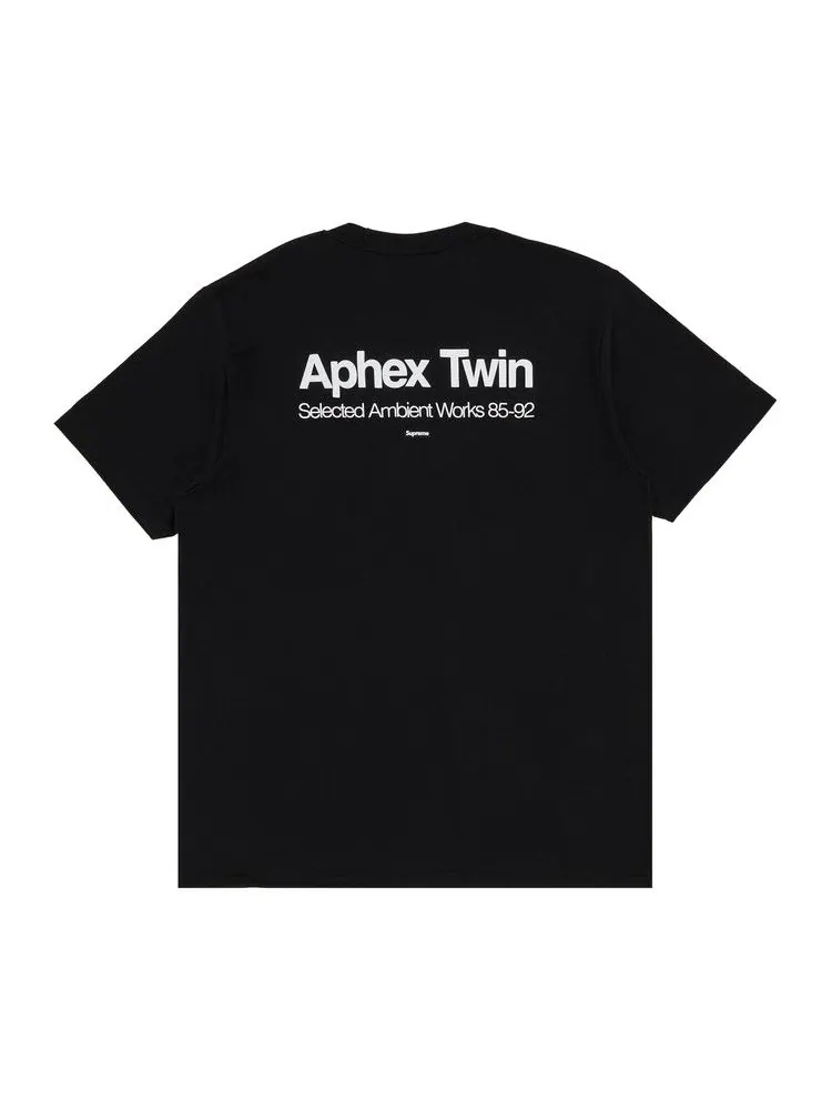 Футболка Supreme x Aphex Twin Ambient Works Tee — изображение 2 из 3, черный