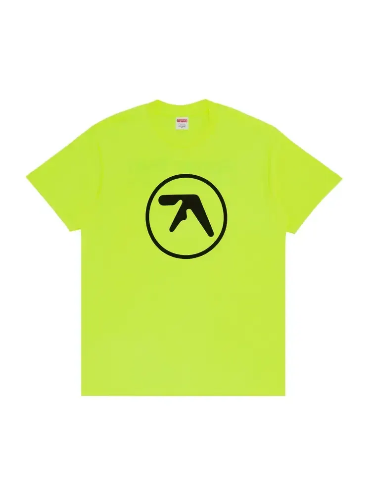 Футболка Supreme x Aphex Twin Ambient Works 'Fluorescent Yellow' — изображение 1 из 3, желтый