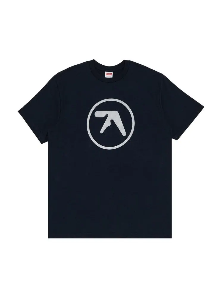 Футболка Supreme x Aphex Twin Ambient Works Tee — изображение 1 из 3, темно-синий