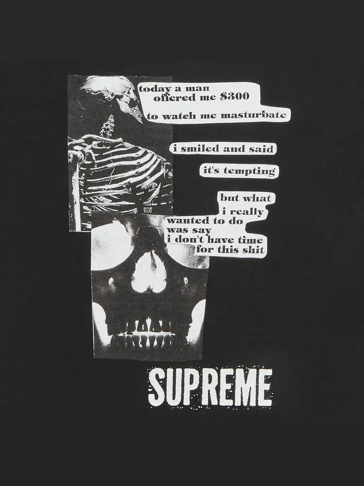 Футболка Supreme Anatomy Tee — изображение 2 из 2, черный