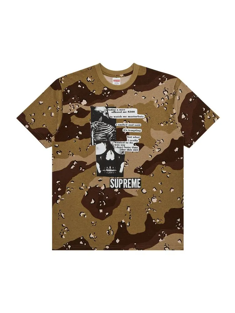 Футболка Supreme Anatomy Tee, Chocolate Chip Camo — изображение 1 из 2, мульти