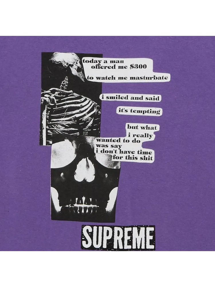 Футболка Supreme Anatomy Tee — изображение 2 из 2, фиолетовый