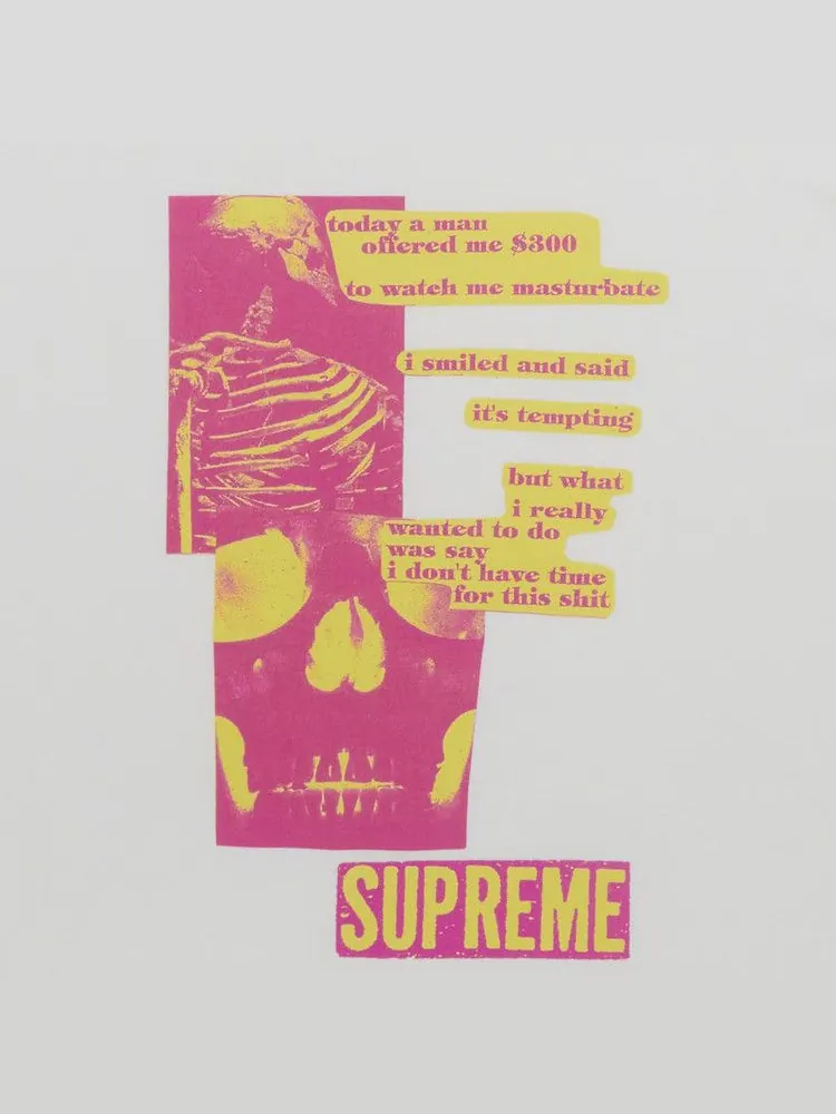 Футболка Supreme Anatomy Tee — изображение 2 из 2, белый