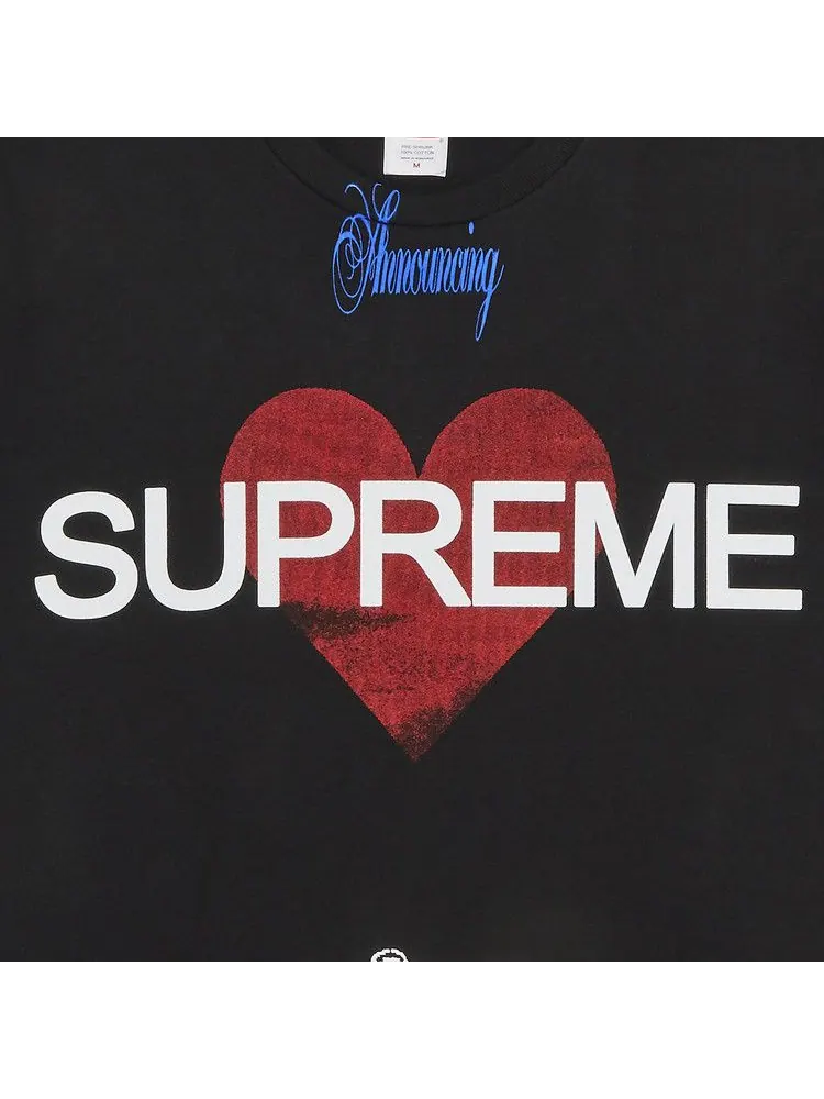 Футболка Supreme Announcing Tee — изображение 2 из 2, черный