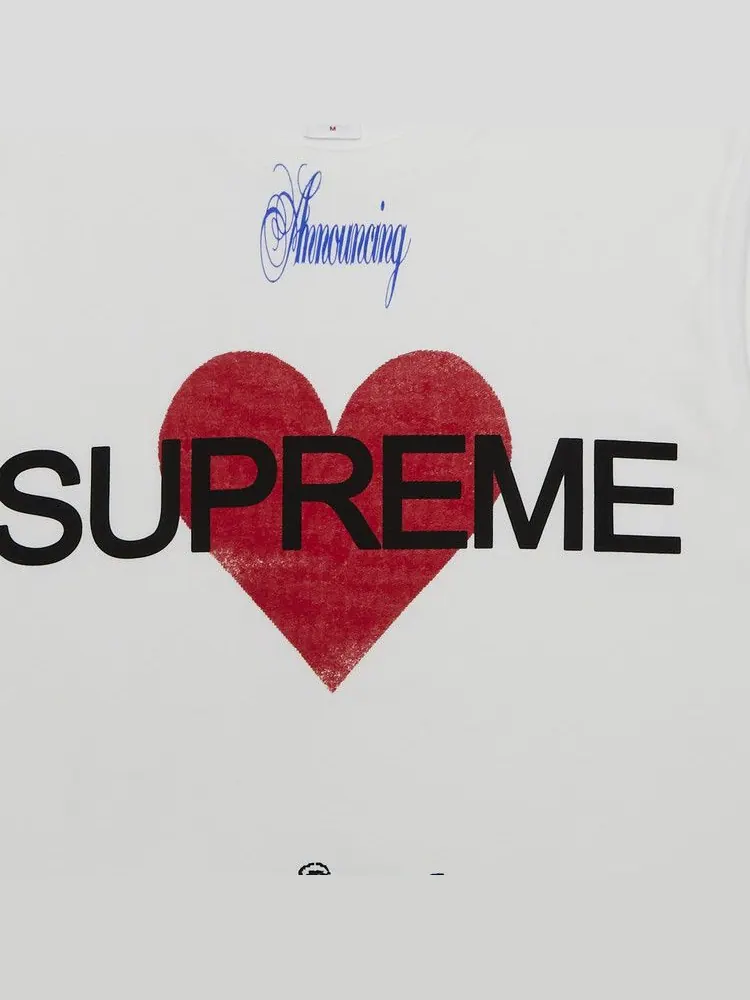 Футболка Supreme Announcing Tee — изображение 2 из 2, белый