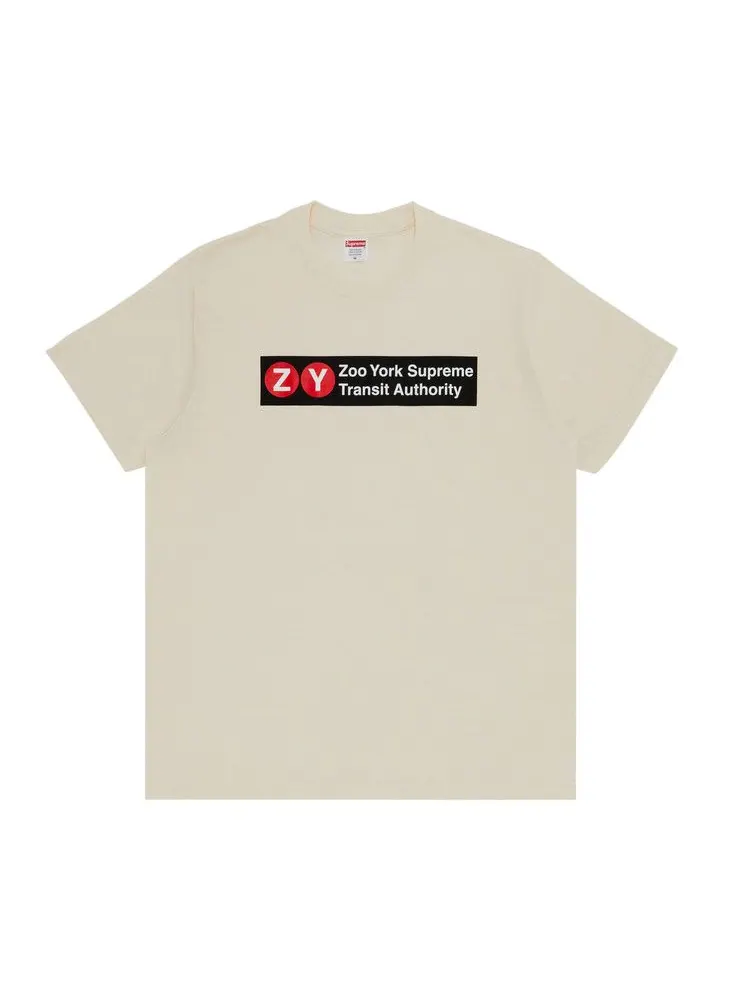 Футболка Supreme x Zoo York Transit Tee — изображение 1 из 2, прозрачный