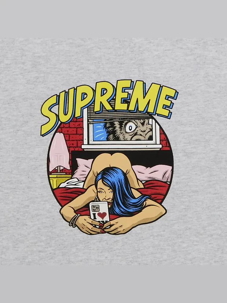 Футболка Supreme для спальни — изображение 2 из 2, серый