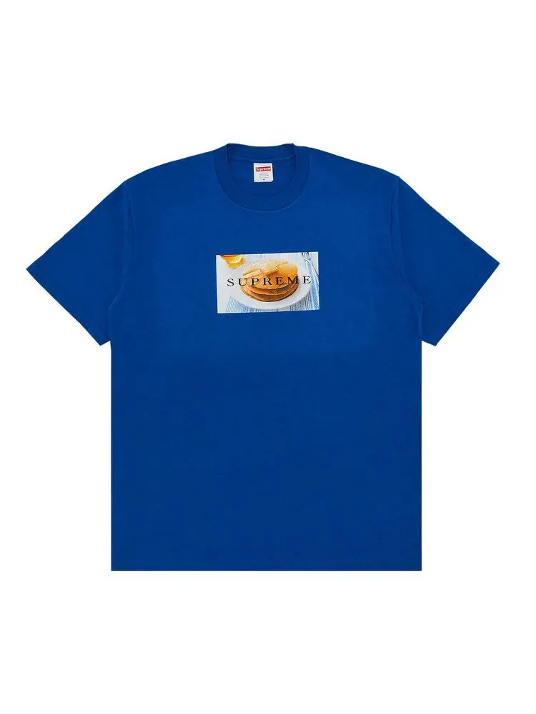 Футболка Supreme Pancakes Tee — изображение 1 из 2, королевский