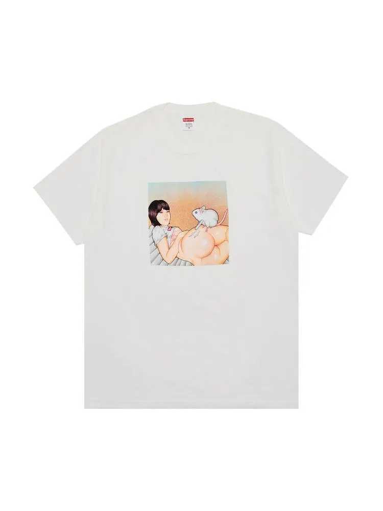 Футболка Supreme Mouse Tee — изображение 1 из 2, белый