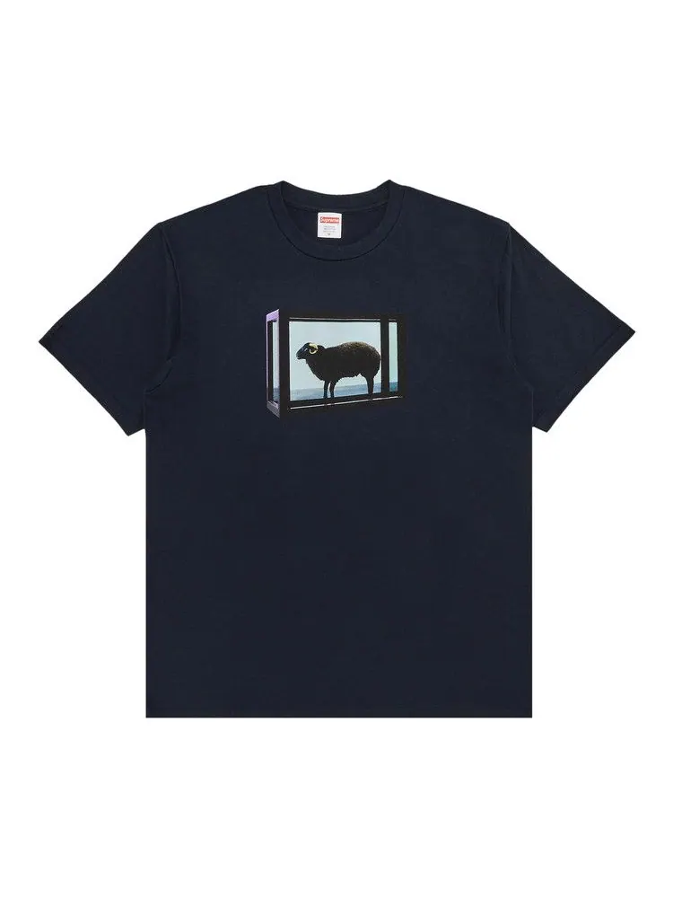 Футболка Supreme x Damien Hirst Tee — изображение 1 из 3, темно-синий