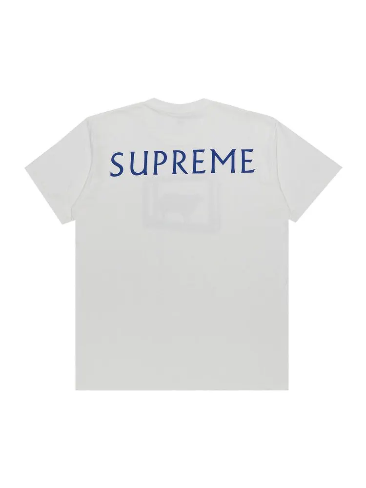 Футболка Supreme x Damien Hirst Tee 'White' — изображение 2 из 3, белый