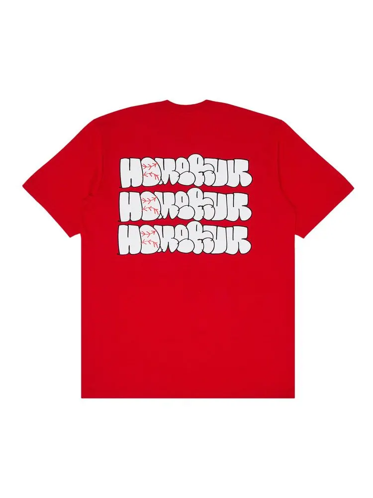 Футболка Supreme x Homerun Tee — изображение 2 из 3, красный
