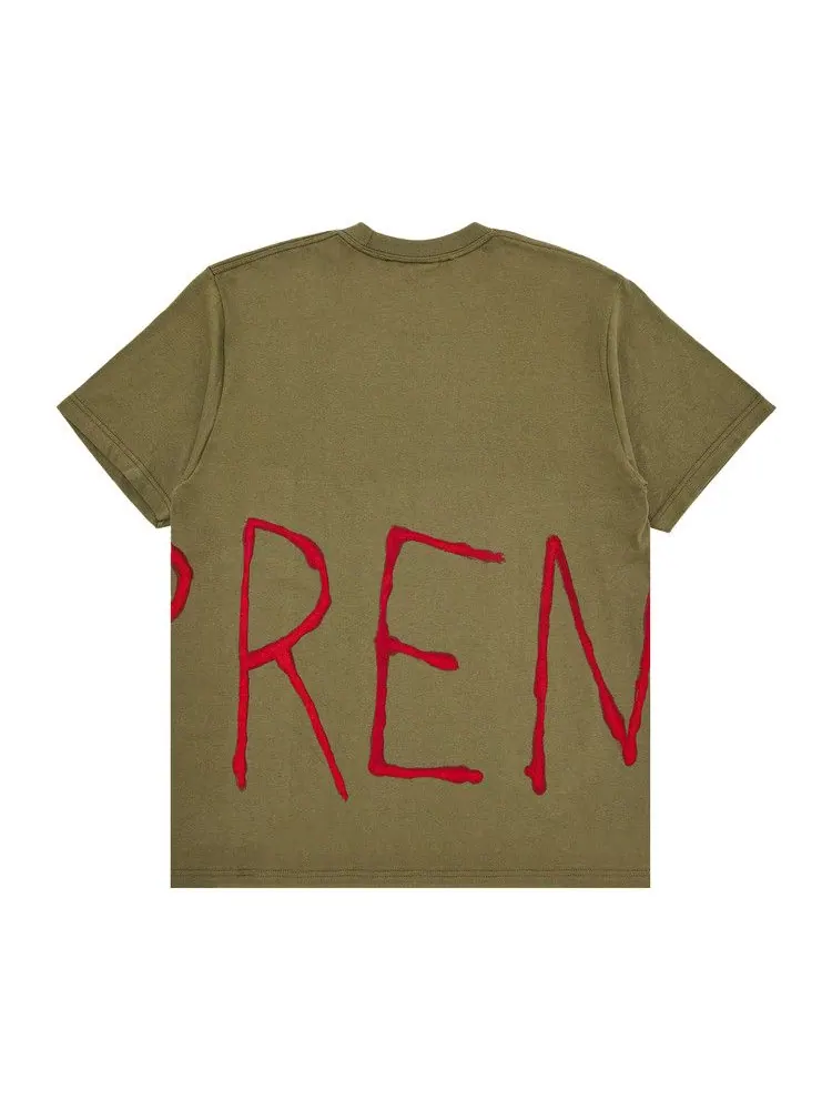 Футболка Supreme Painted Tee — изображение 2 из 3, светлый оливковый