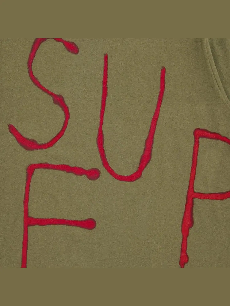 Футболка Supreme Painted Tee — изображение 3 из 3, светлый оливковый