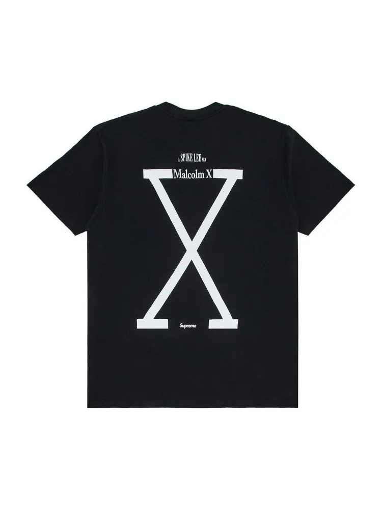 Футболка Supreme x 40 Acres Malcolm X Tee — изображение 2 из 3, черный