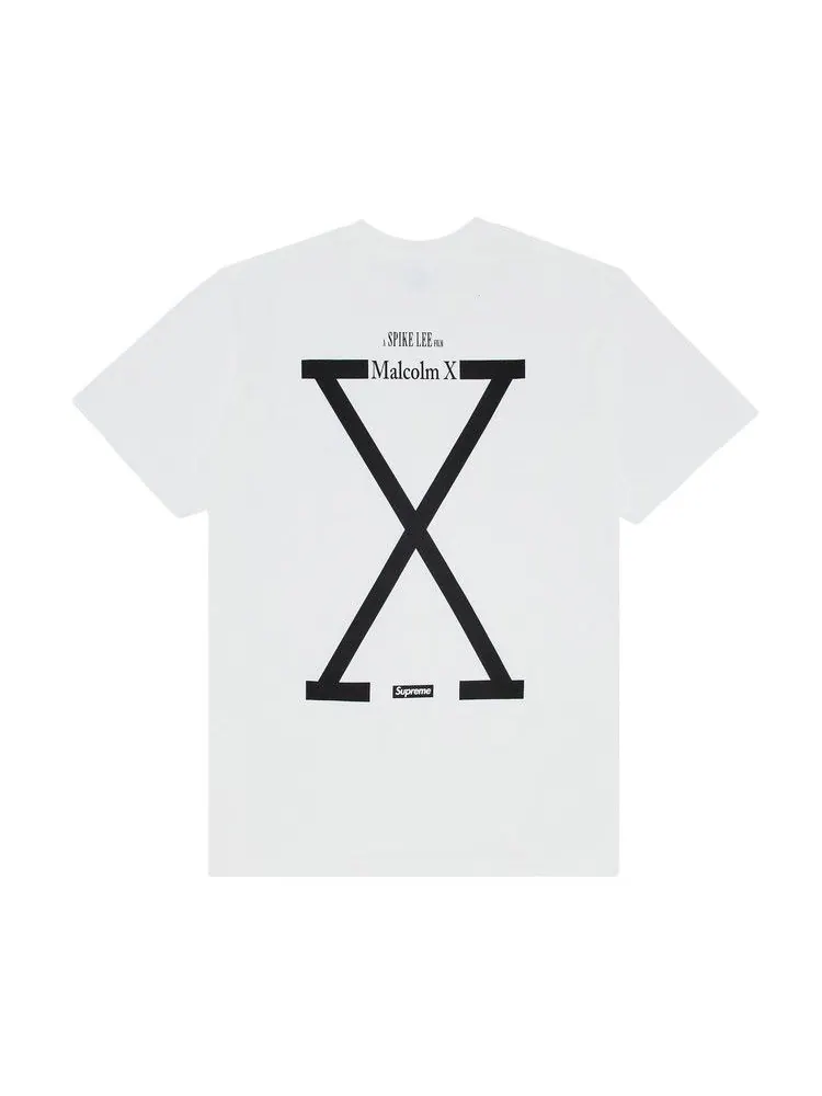 Футболка Supreme x 40 Acres Malcolm X Tee — изображение 2 из 3, белый