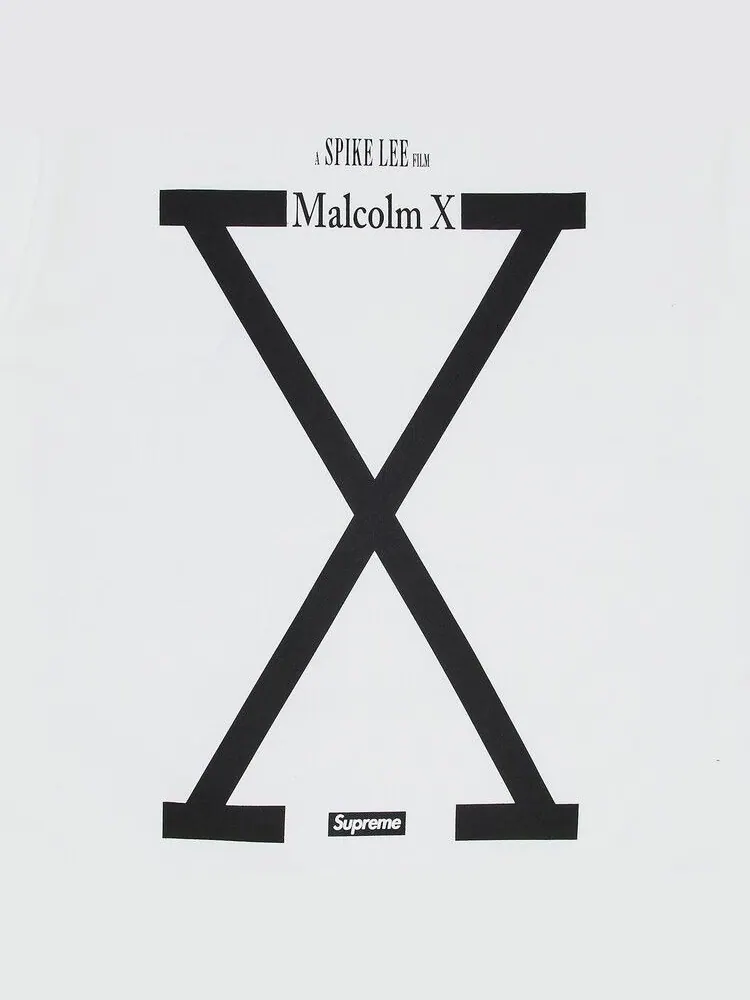 Футболка Supreme x 40 Acres Malcolm X Tee — изображение 3 из 3, белый