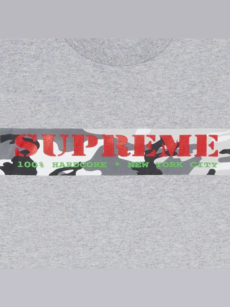 Футболка Supreme Hardcore Tee — изображение 2 из 2, серый