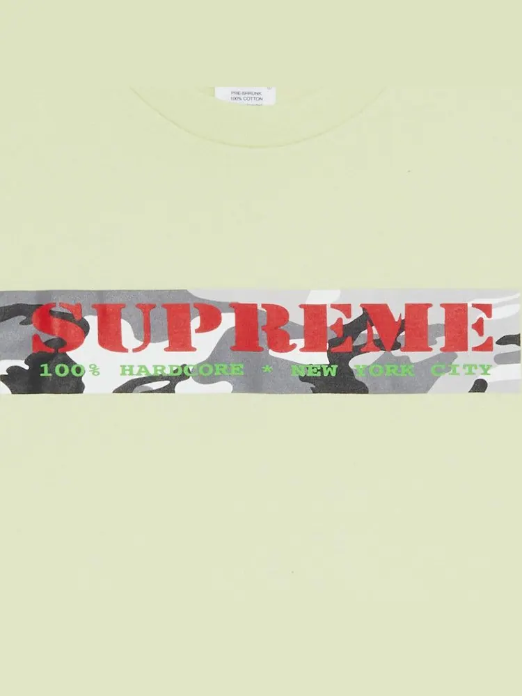 Футболка Supreme Hardcore Tee, Pale Mint — изображение 2 из 2, зеленый