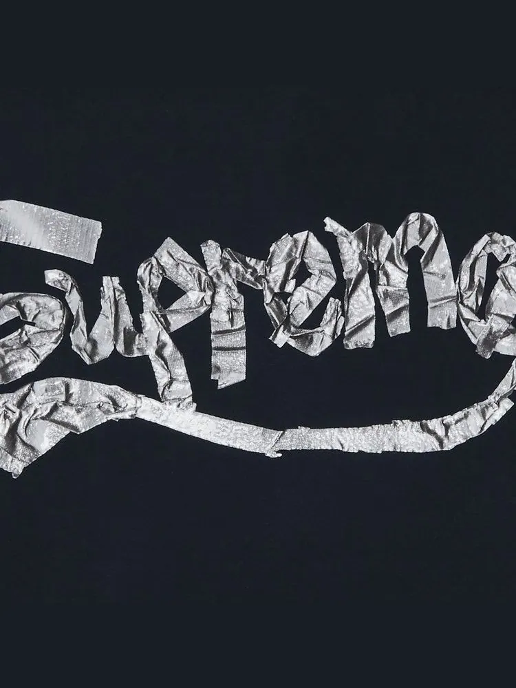 Футболка Supreme Tape Tee — изображение 3 из 3, темно-синий