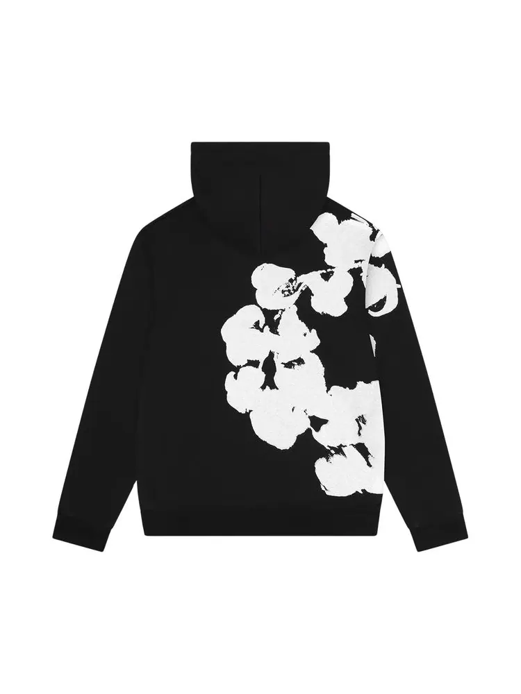 Толстовка Denim Tears Big Cotton Wreath Sweatshirt 'Black' — изображение 2 из 2, черный