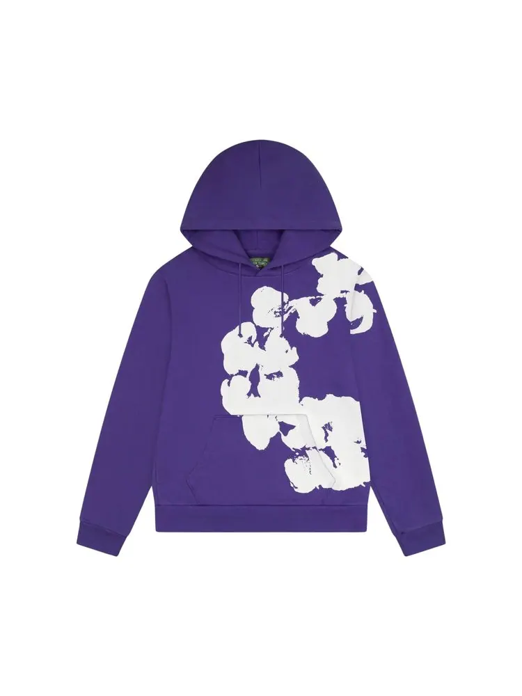Толстовка Denim Tears Big Cotton Wreath Sweatshirt 'Purple' — изображение 1 из 2, фиолетовый