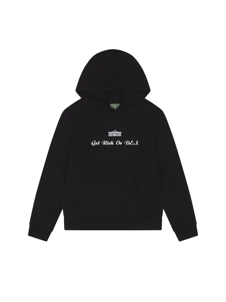 Худи Denim Tears Get Rich Or Dei Hoodie, Black — изображение 1 из 2, черный