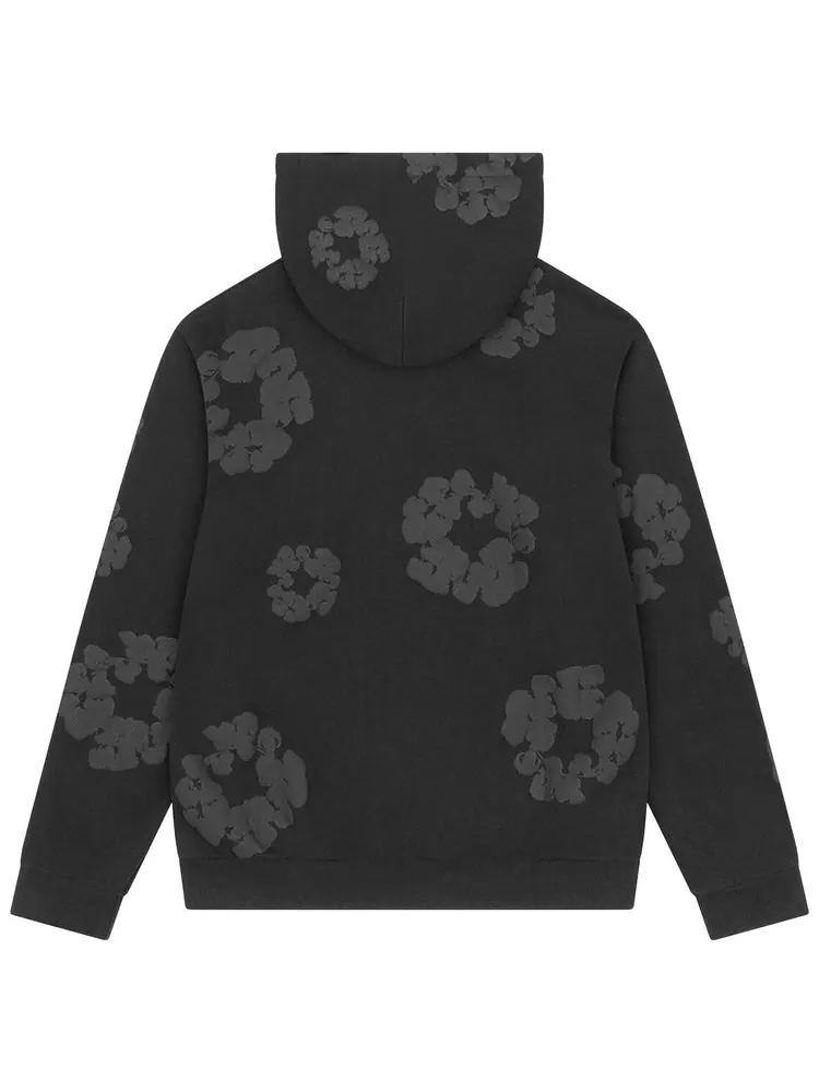 Худи Denim Tears Mono Wreath Hoodie 'Black' — изображение 2 из 2, черный