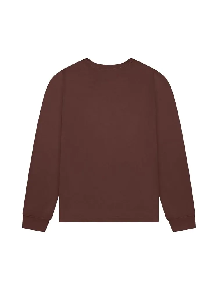 Футболка Denim Tears Peace Wreath Long-Sleeve Tee 'Brown' — изображение 2 из 2, коричневый