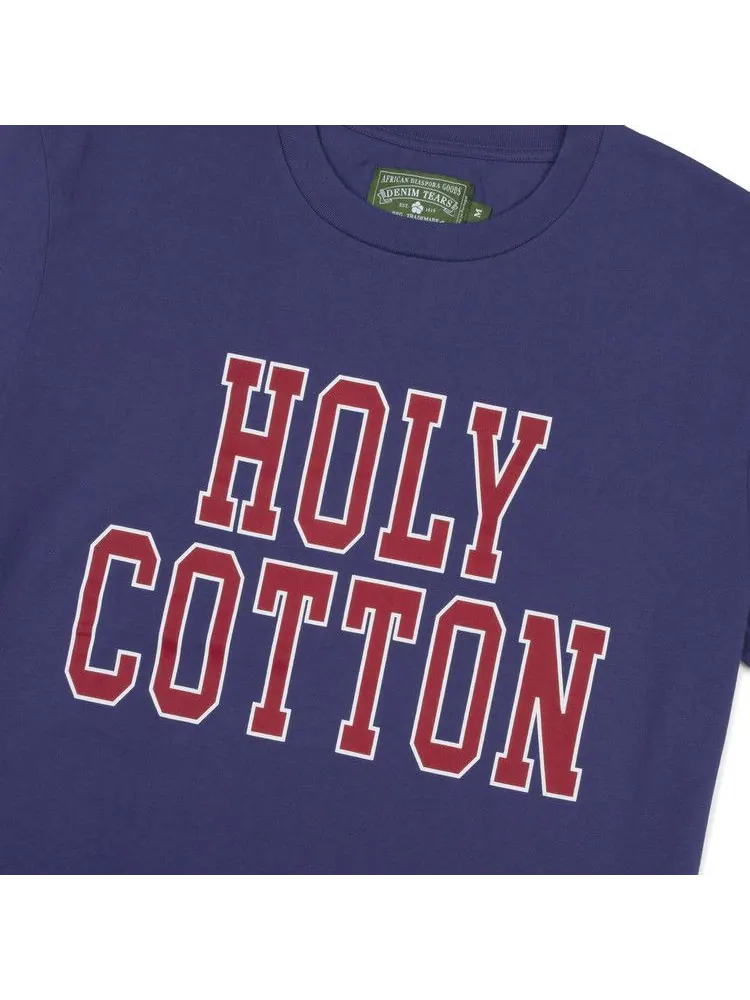 Футболка Denim Tears Holy Cotton Tee — изображение 3 из 3, темно-синий